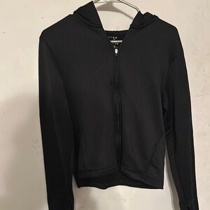 Black Zip-Up Hoodie